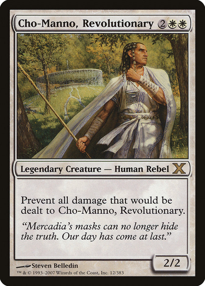 Cho-Manno, Revolutionary [Tenth Edition] Magic: The Gathering