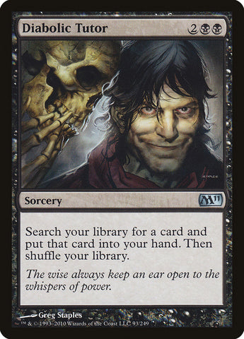 Diabolic Tutor [Magic 2011] Magic: The Gathering