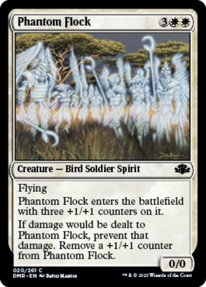 Phantom Flock [Dominaria Remastered] Magic: The Gathering