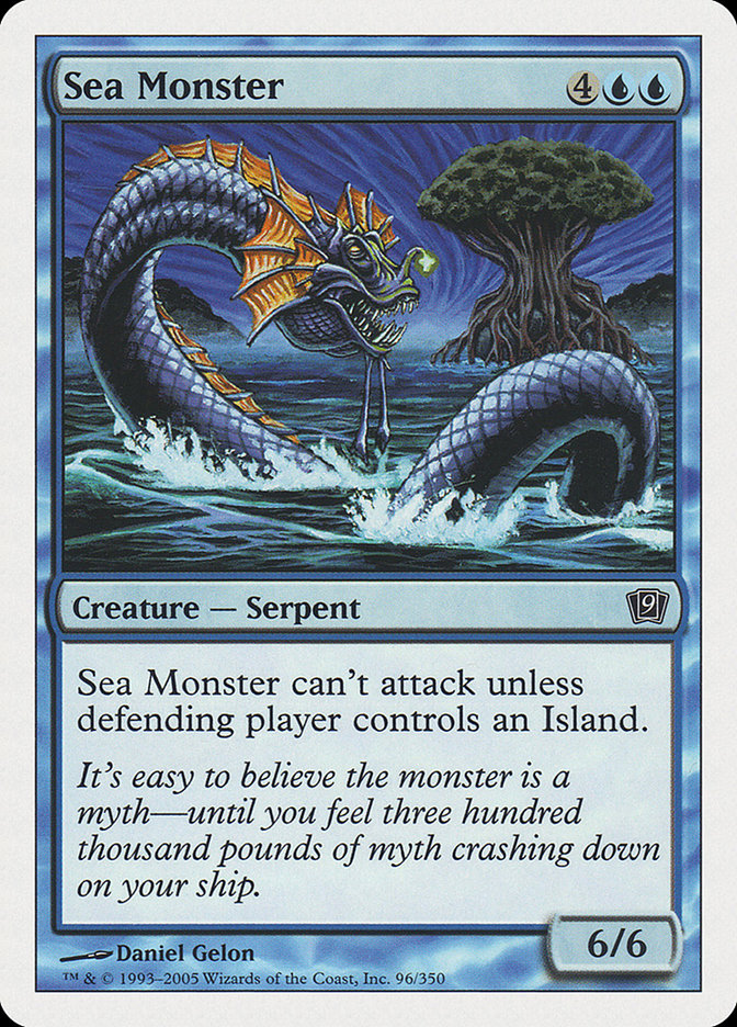 Sea Monster [Ninth Edition] Magic: The Gathering