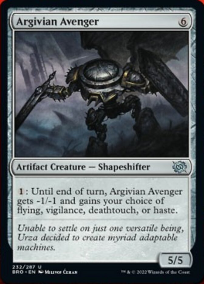 Argivian Avenger [The Brothers' War] Magic: The Gathering
