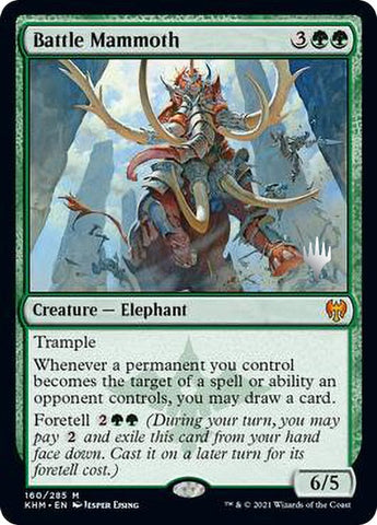Battle Mammoth (Promo Pack) [Kaldheim Promos] Magic: The Gathering
