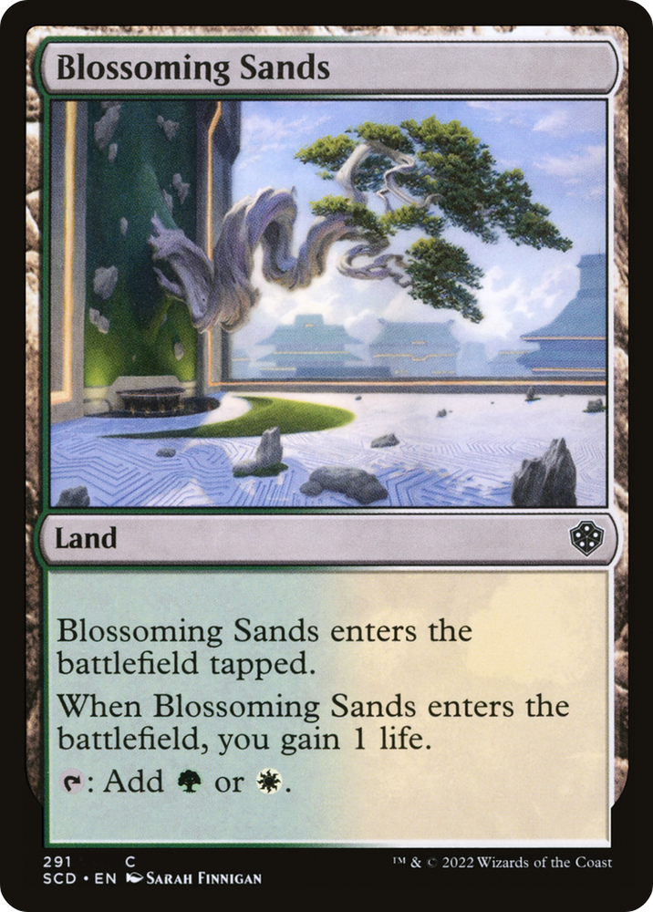 Blossoming Sands [Starter Commander Decks] Magic: The Gathering