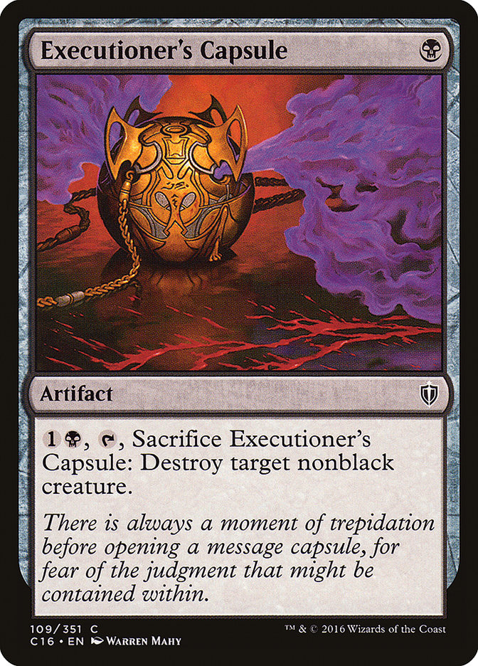 Executioner's Capsule [Commander 2016] Magic: The Gathering