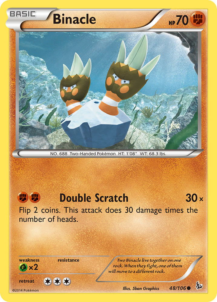 Binacle (48/106) [XY: Flashfire] Pokémon
