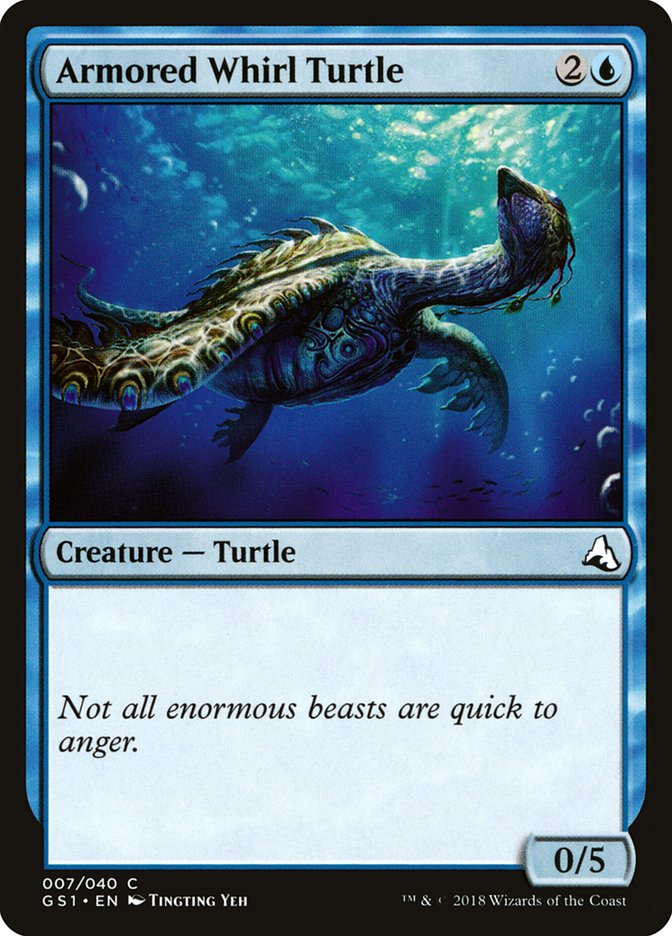 Armored Whirl Turtle [Global Series Jiang Yanggu & Mu Yanling] Magic: The Gathering