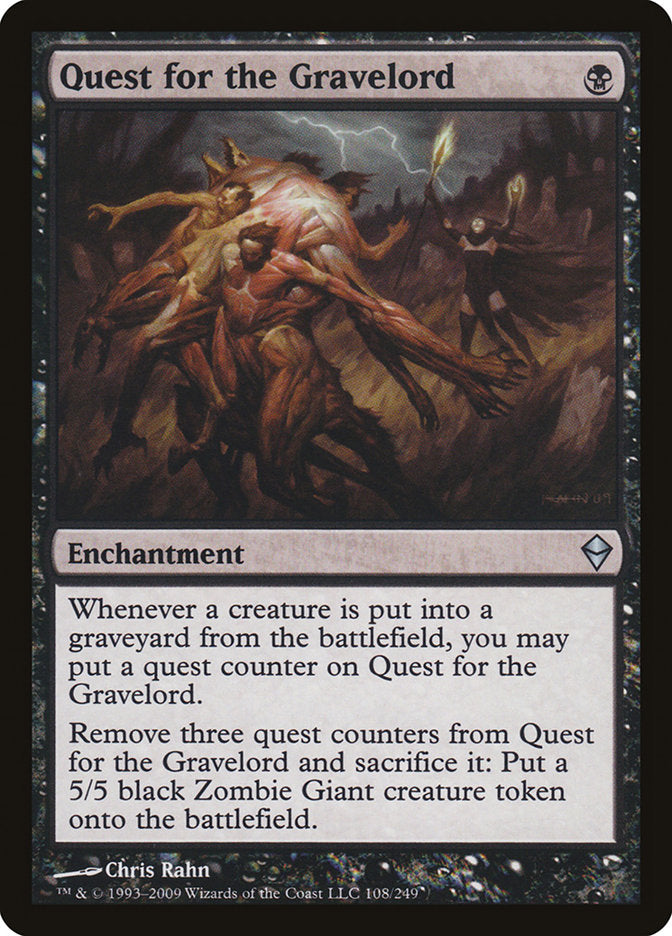 Quest for the Gravelord [Zendikar] Magic: The Gathering