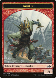 Goblin // Soldier Double-Sided Token [Guilds of Ravnica Guild Kit Tokens] Magic: The Gathering