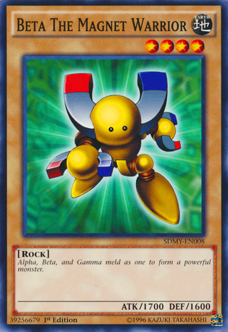 Beta The Magnet Warrior [SDMY-EN008] Common Yu-Gi-Oh!