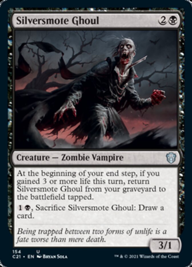 Silversmote Ghoul [Commander 2021] Magic: The Gathering