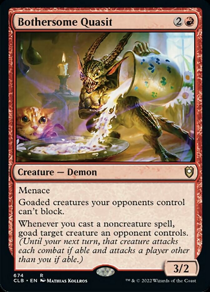 Bothersome Quasit [Commander Legends: Battle for Baldur's Gate] Magic: The Gathering