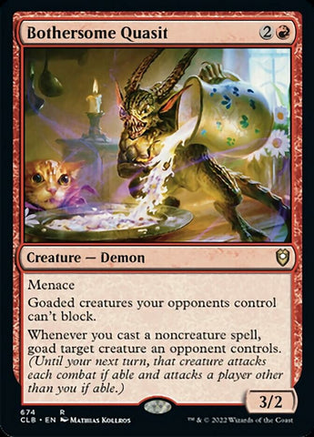 Bothersome Quasit [Commander Legends: Battle for Baldur's Gate] Magic: The Gathering