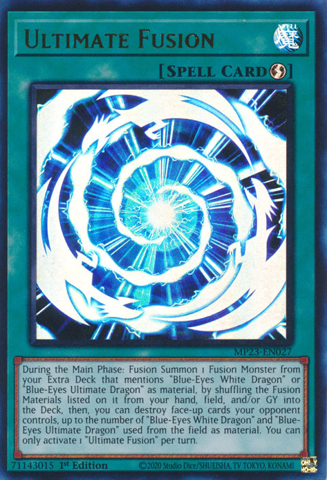 Ultimate Fusion [MP23-EN027] Ultra Rare Yu-Gi-Oh!