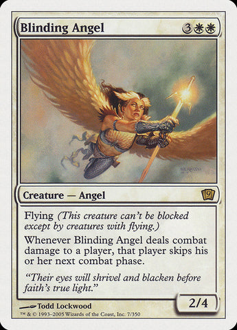 Blinding Angel [Ninth Edition] Magic: The Gathering