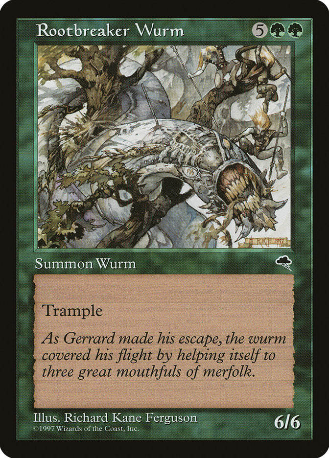 Rootbreaker Wurm [Tempest] Magic: The Gathering