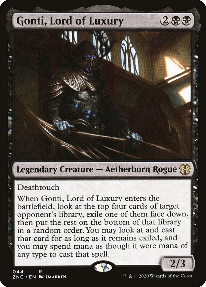 Gonti, Lord of Luxury [Zendikar Rising Commander] Magic: The Gathering