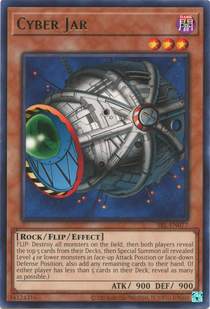 Cyber Jar (25th Anniversary) [SRL-EN077] Rare Yu-Gi-Oh!