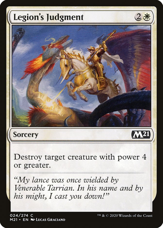 Legion's Judgment [Core Set 2021] Magic: The Gathering