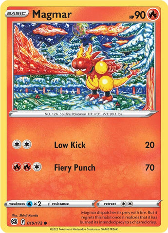 Magmar (019/172) [Sword & Shield: Brilliant Stars] Pokémon