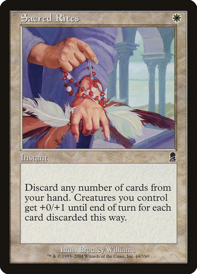 Sacred Rites [Odyssey] Magic: The Gathering