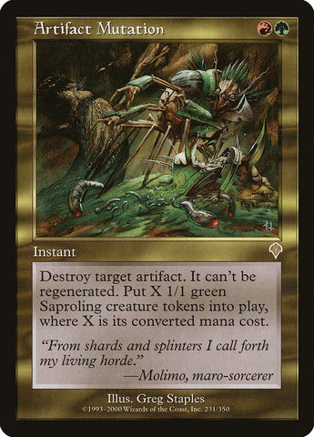 Artifact Mutation [Invasion] Magic: The Gathering