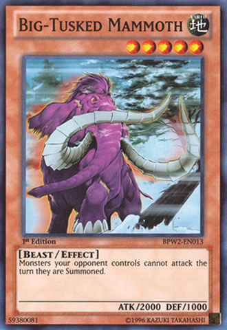 Big-Tusked Mammoth [BPW2-EN013] Super Rare Yu-Gi-Oh!