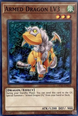 Armed Dragon LV3 [OP15-EN016] Common Yu-Gi-Oh!