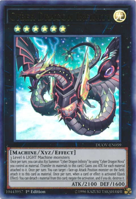 Cyber Dragon Infinity [DUOV-EN059] Ultra Rare Yu-Gi-Oh!