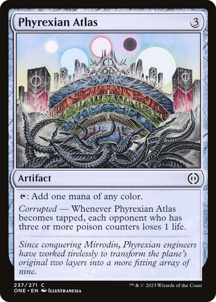 Phyrexian Atlas [Phyrexia: All Will Be One] Magic: The Gathering