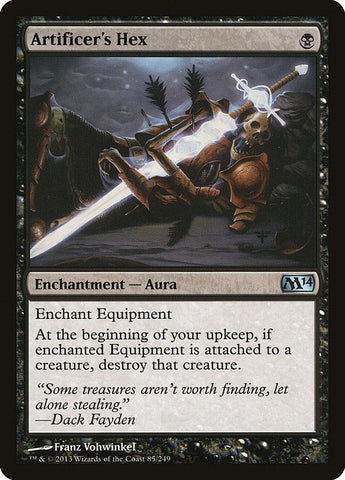 Artificer's Hex [Magic 2014] Magic: The Gathering