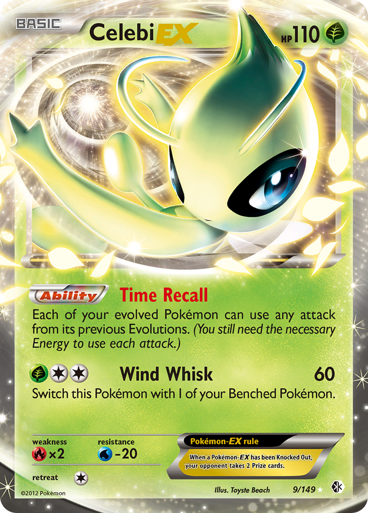 Celebi EX (9/149) [Black & White: Boundaries Crossed] Pokémon