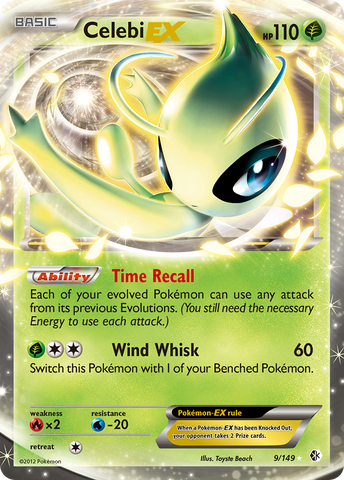 Celebi EX (9/149) [Black & White: Boundaries Crossed] Pokémon