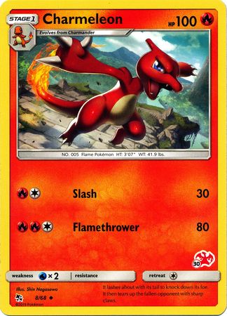 Charmeleon (8/68) (Charizard Stamp #30) [Battle Academy 2020] Pokémon