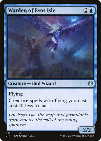 Warden of Evos Isle [Jumpstart] Magic: The Gathering