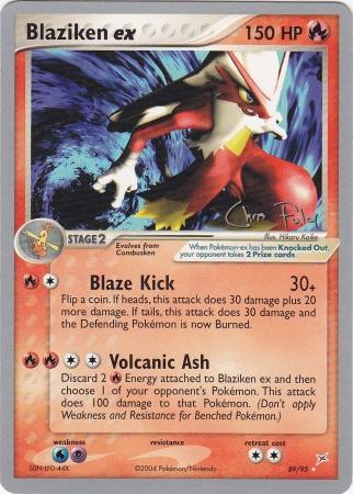 Blaziken ex (89/95) (Blaziken Tech - Chris Fulop) [World Championships 2004] Pokémon