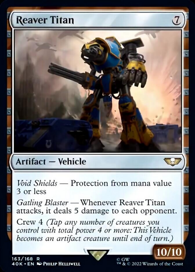 Reaver Titan [Warhammer 40,000] Magic: The Gathering