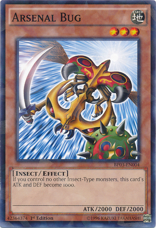 Arsenal Bug [BP03-EN004] Shatterfoil Rare Yu-Gi-Oh!
