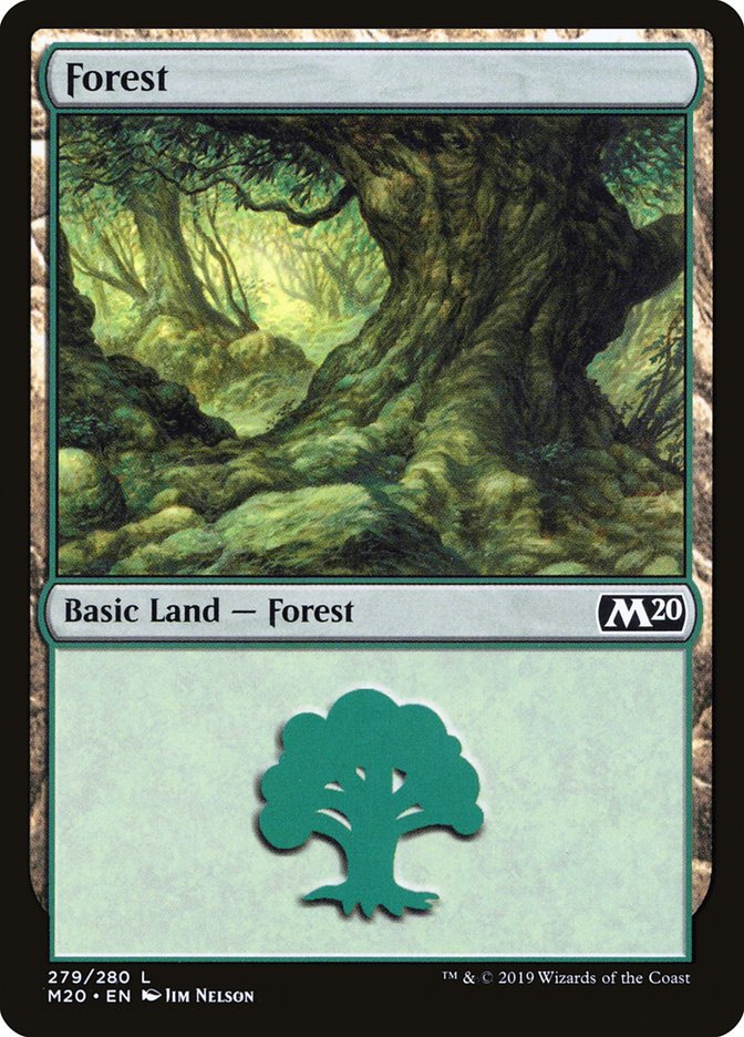 Forest (279) [Core Set 2020] Magic: The Gathering