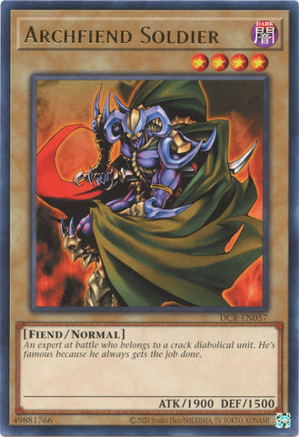 Archfiend Soldier (25th Anniversary) [DCR-EN057] Rare Yu-Gi-Oh!