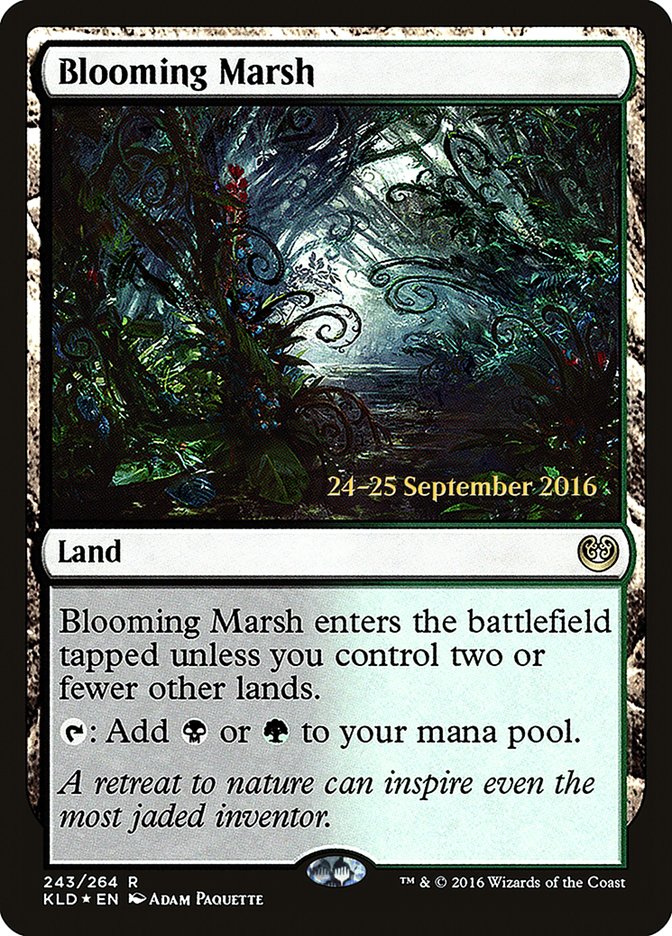 Blooming Marsh [Kaladesh Prerelease Promos] Magic: The Gathering