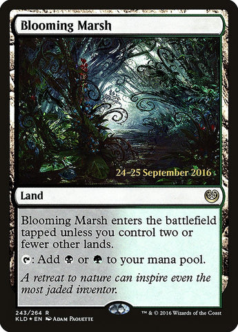Blooming Marsh [Kaladesh Prerelease Promos] Magic: The Gathering