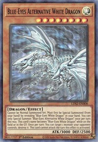 Blue-Eyes Alternative White Dragon (Green) [LDS2-EN008] Ultra Rare Yu-Gi-Oh!