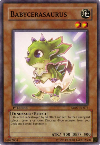 Babycerasaurus [SD09-EN016] Common Yu-Gi-Oh!
