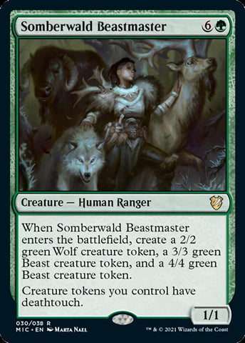 Somberwald Beastmaster [Innistrad: Midnight Hunt Commander] Magic: The Gathering