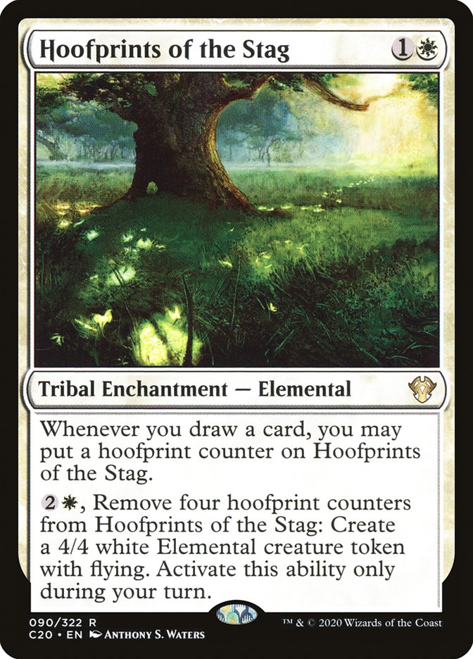 Hoofprints of the Stag [Commander 2020] Magic: The Gathering