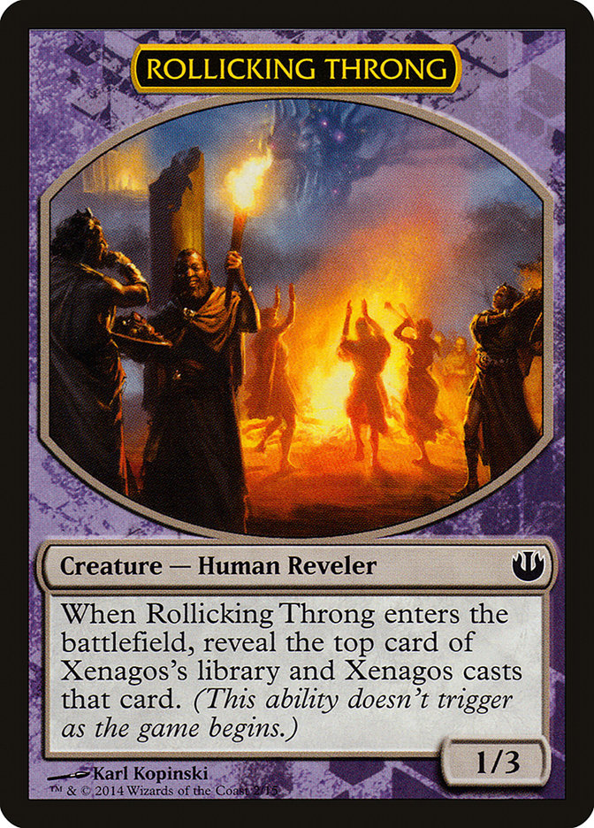 Rollicking Throng [Journey into Nyx Defeat a God] Magic: The Gathering