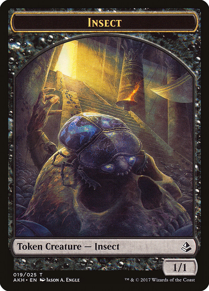 Insect Token [Amonkhet Tokens] Magic: The Gathering