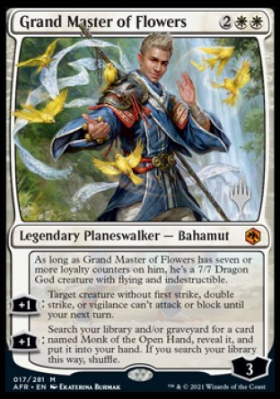 Grand Master of Flowers (Promo Pack) [Dungeons & Dragons: Adventures in the Forgotten Realms Promos] Magic: The Gathering