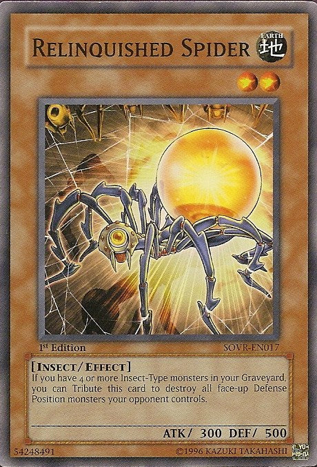 Relinquished Spider [SOVR-EN017] Common Yu-Gi-Oh!