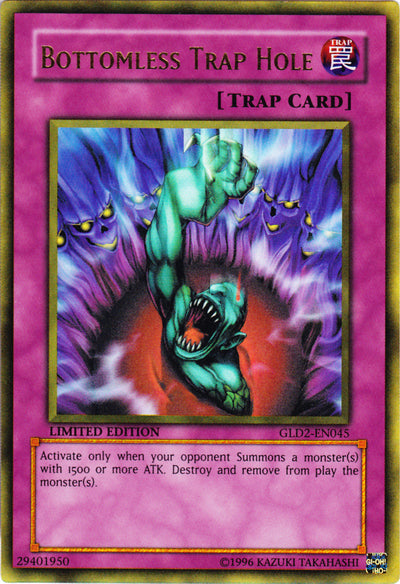Bottomless Trap Hole [GLD2-EN045] Ultra Rare Yu-Gi-Oh!